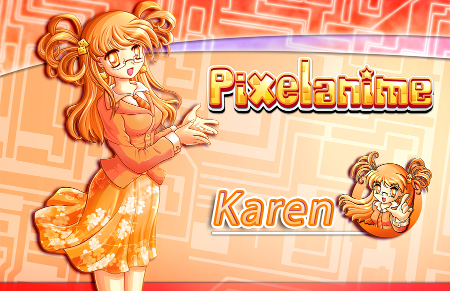 Pixelanime Girl Karen