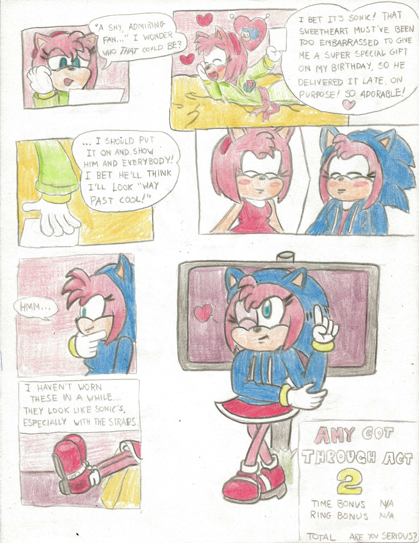 Amy the Sonic Cosplayer!!