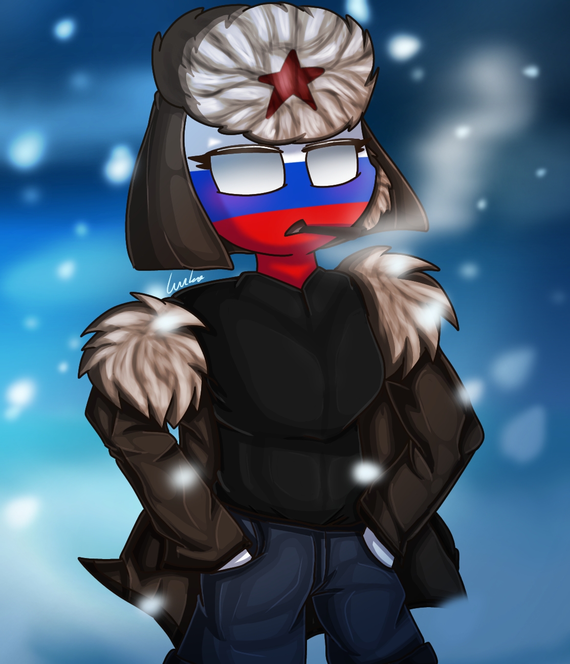 Russia - female ( countryhumans ) by Twocatside on DeviantArt