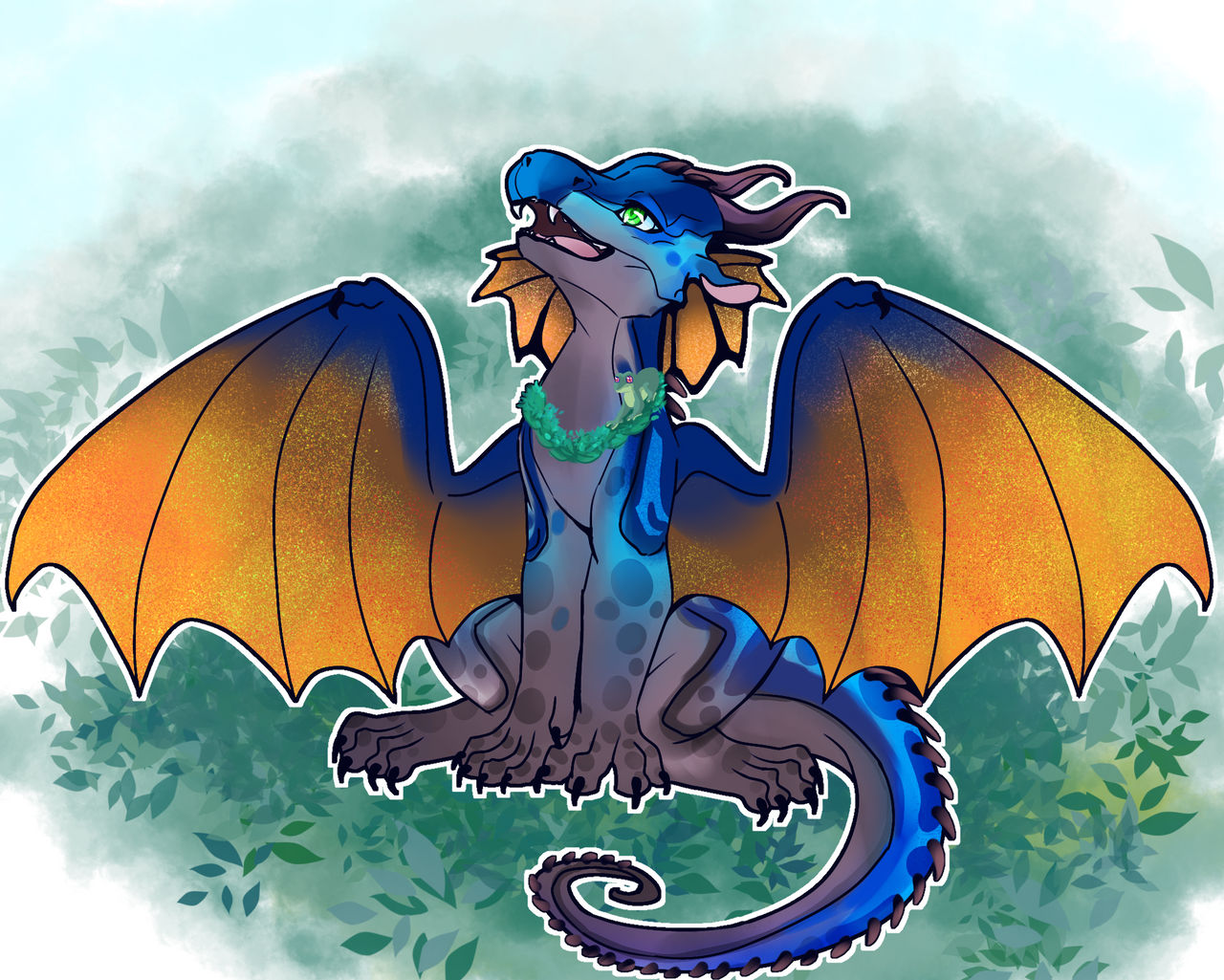 Red Rainwing Mudwing-Rainwing hybrid wings of fire (oc) by Twocatside on DeviantArt