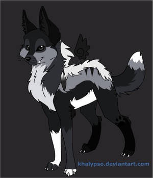 Black'n'White Wolf