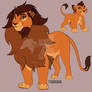 QueenofStories custom: Cub to adult-Orange