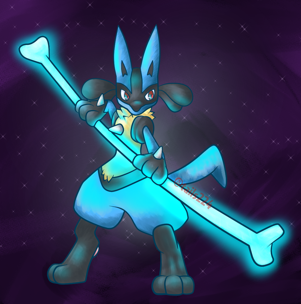 Shiny Lucario by All0412 on DeviantArt