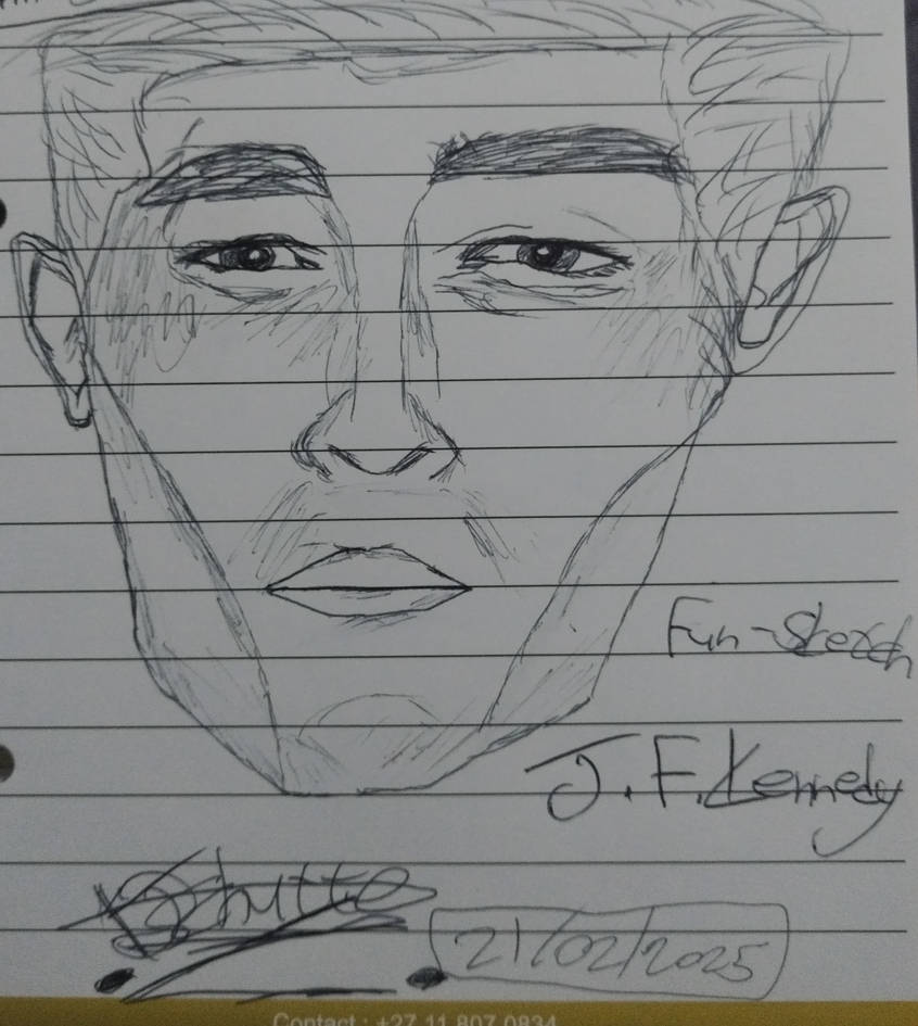 Fun Exaggeration of J. F. Kennedy by James5704 on DeviantArt