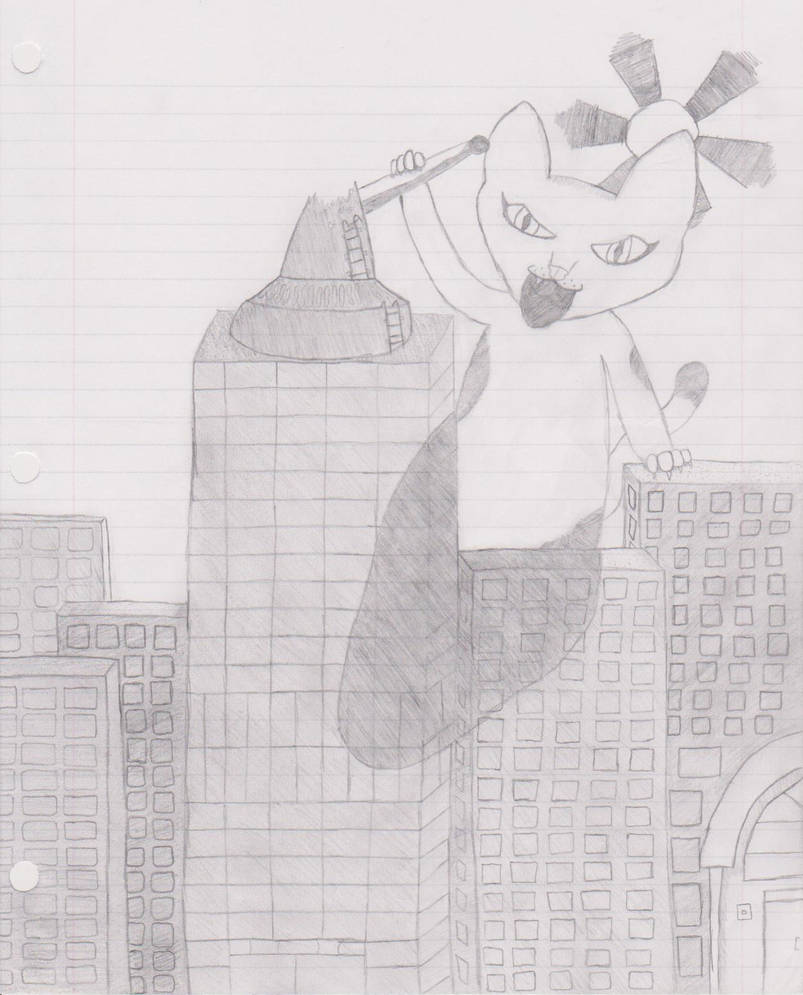 Catzilla Color Page Catzilla by Sam-and-Gretchen on DeviantArt