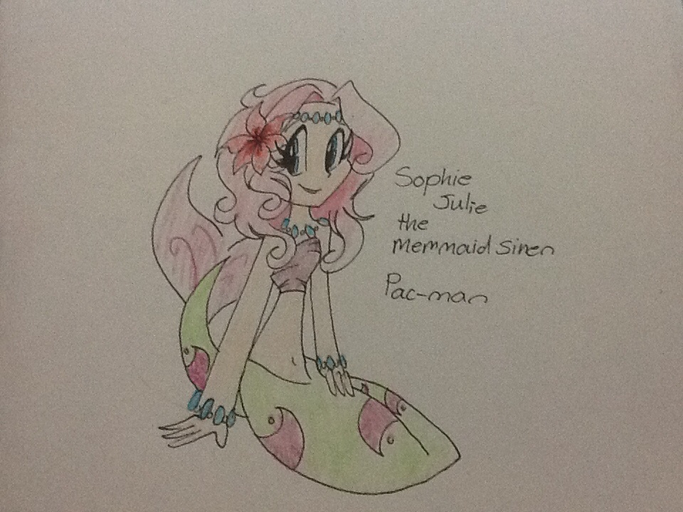 Sophie the siren mermaid