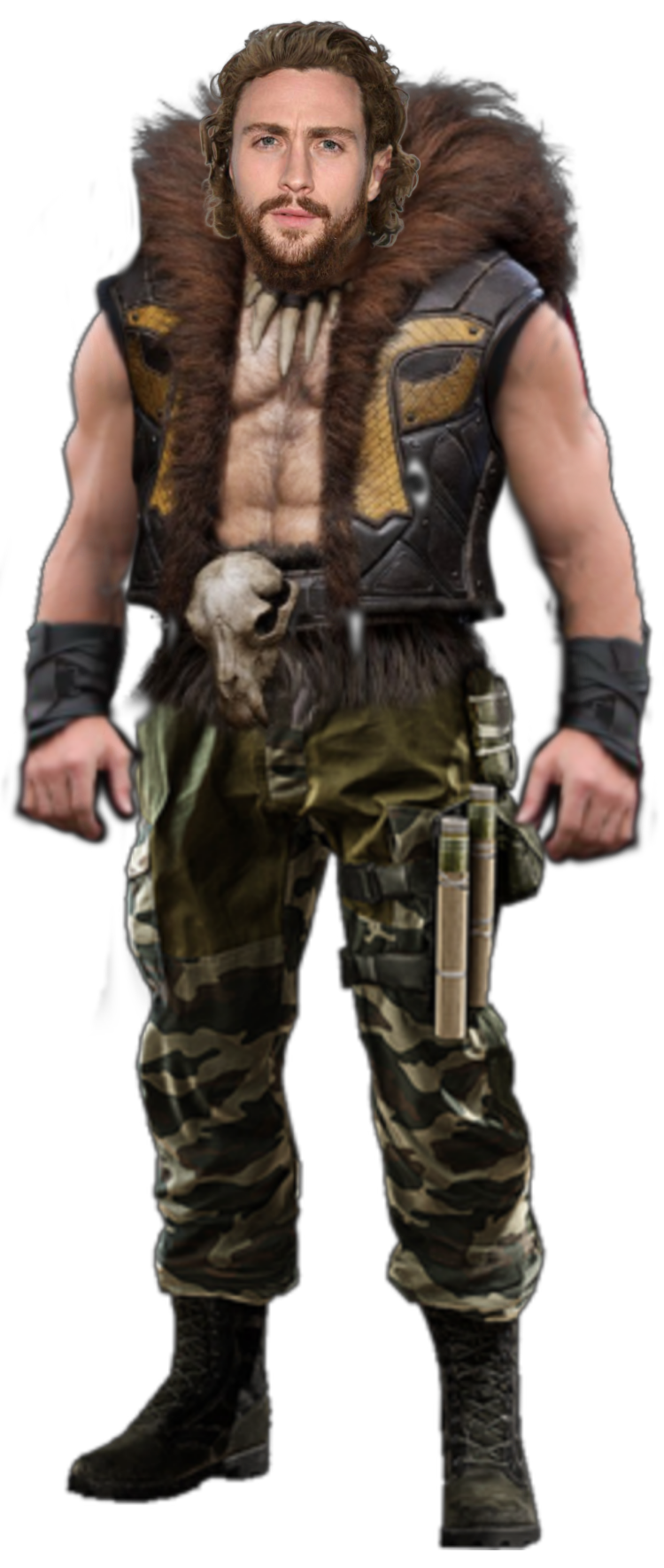 KRAVEN THE HUNTER Redesign with Aaron Johnson by HawkeyeBR4ZIL on