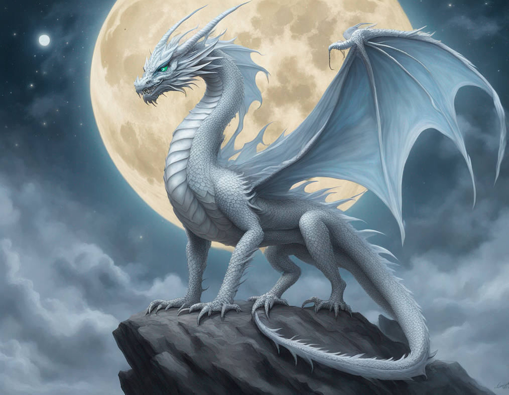 Moon Rabbit Dragon moon dragon by Julienthemoonshadow on DeviantArt