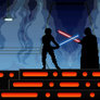 Pixel Art - Star Wars Luke Skywalker VS Darth Vad