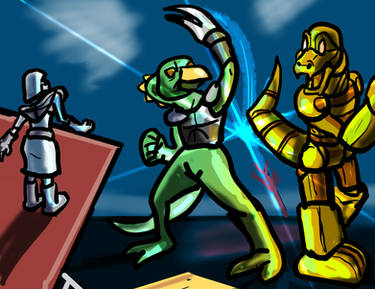 Drago Golgo vs Albazard