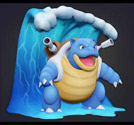 Blastoise used Surf!