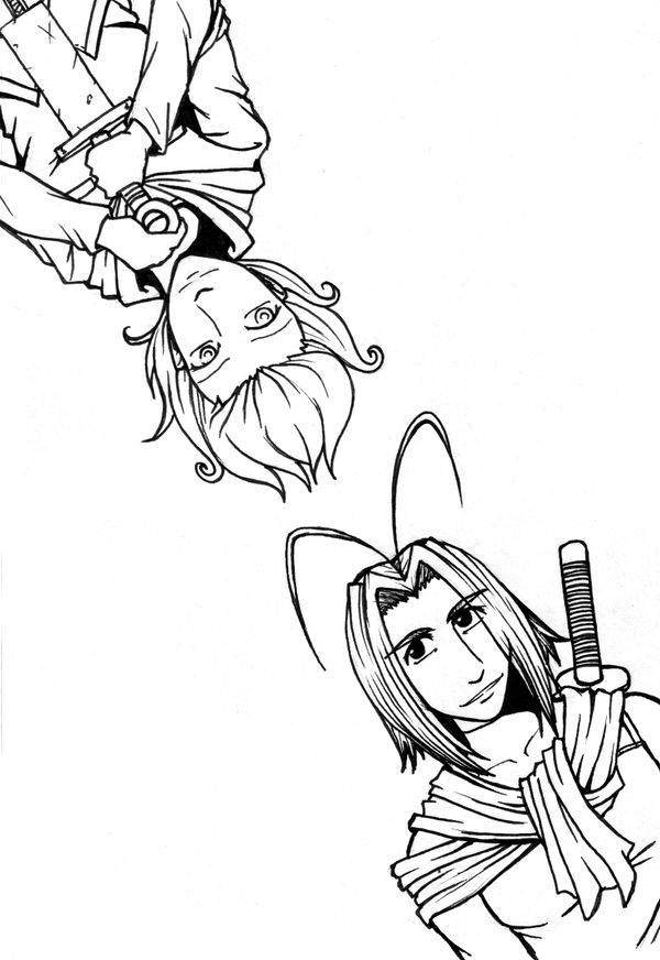 chapter 4 cover line art by darthmongoose on DeviantArt