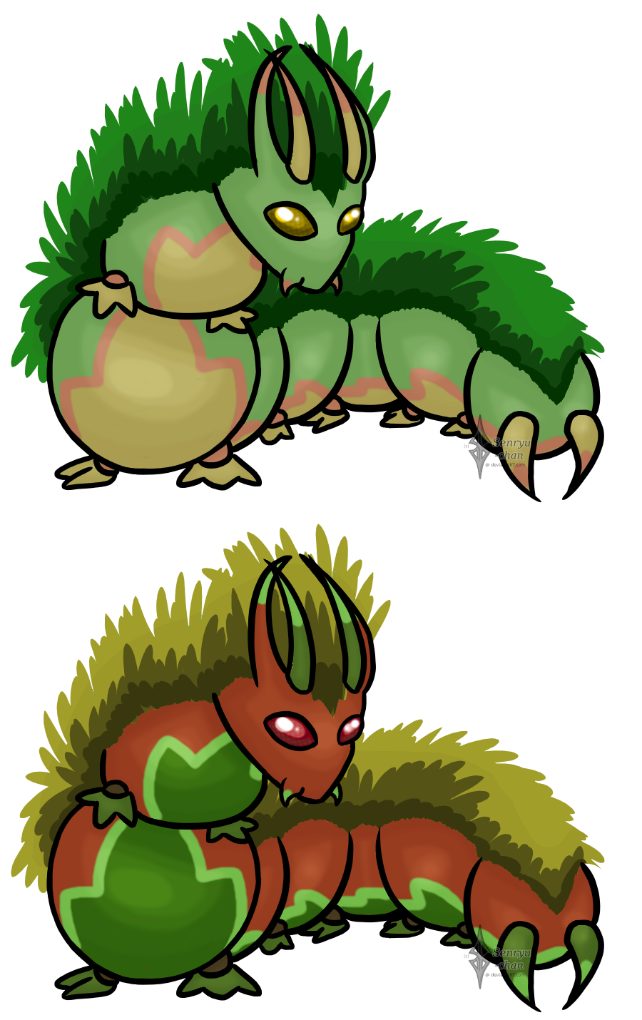 Inseect Fakemon Fakemon - Grass/Bug by Senryu-chan on DeviantArt