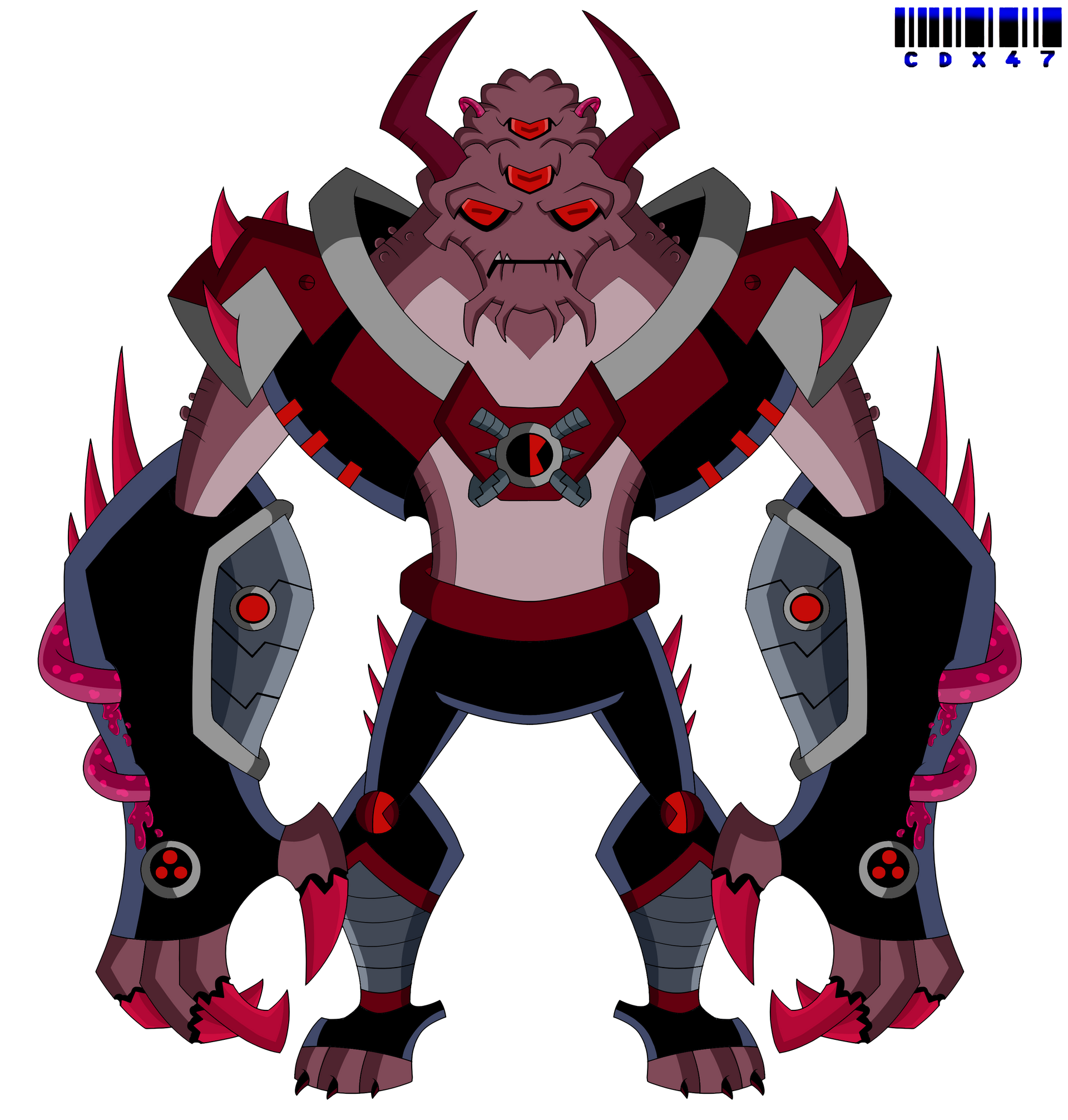 Evil Multitrix Ultimate Dark Matter (Antitrix) by xXCodEX47Xx on DeviantArt