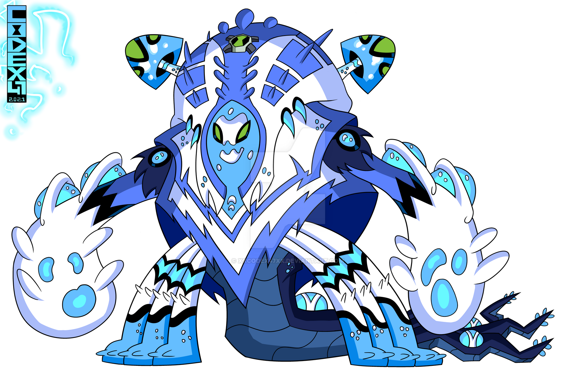 Ultimate Amphibian (Ben's Version) by xXCodEX47Xx on DeviantArt