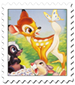 Bambi Cover Stamp