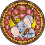 Dumbo Stained Glass