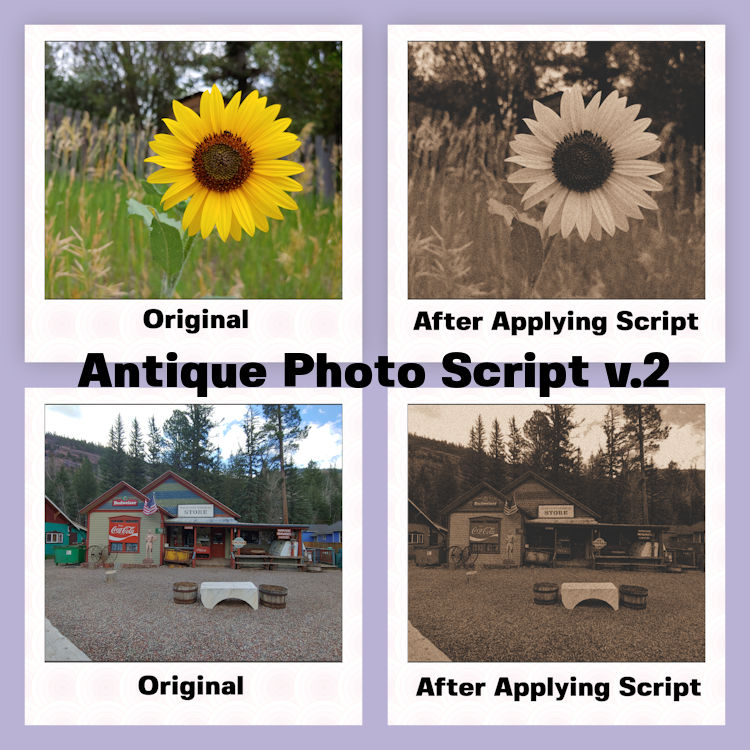 Red Photo Script Antique Photo Script v.2 (Screenshot) by Maleficent84 on DeviantArt