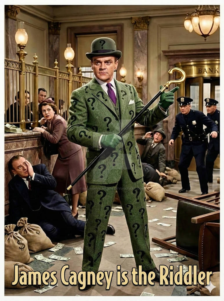 James Riddler James Cagney as The Riddler by Rajadevilman74 on DeviantArt
