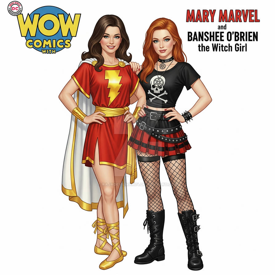 Wow Comics With Mary Marvel And Banshee OBrien 02 By Rajadevilman74 On wow-comics-with-mary-marvel-and-banshee-obrien-02-by-rajadevilman74-on