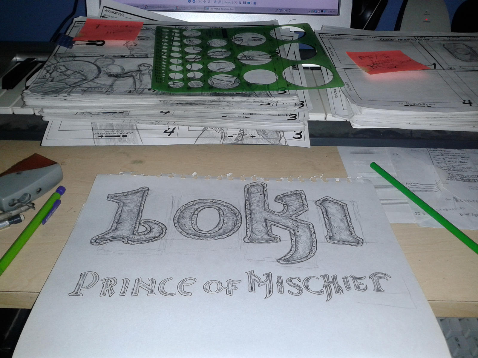 Font Design 423: Loki Film Title