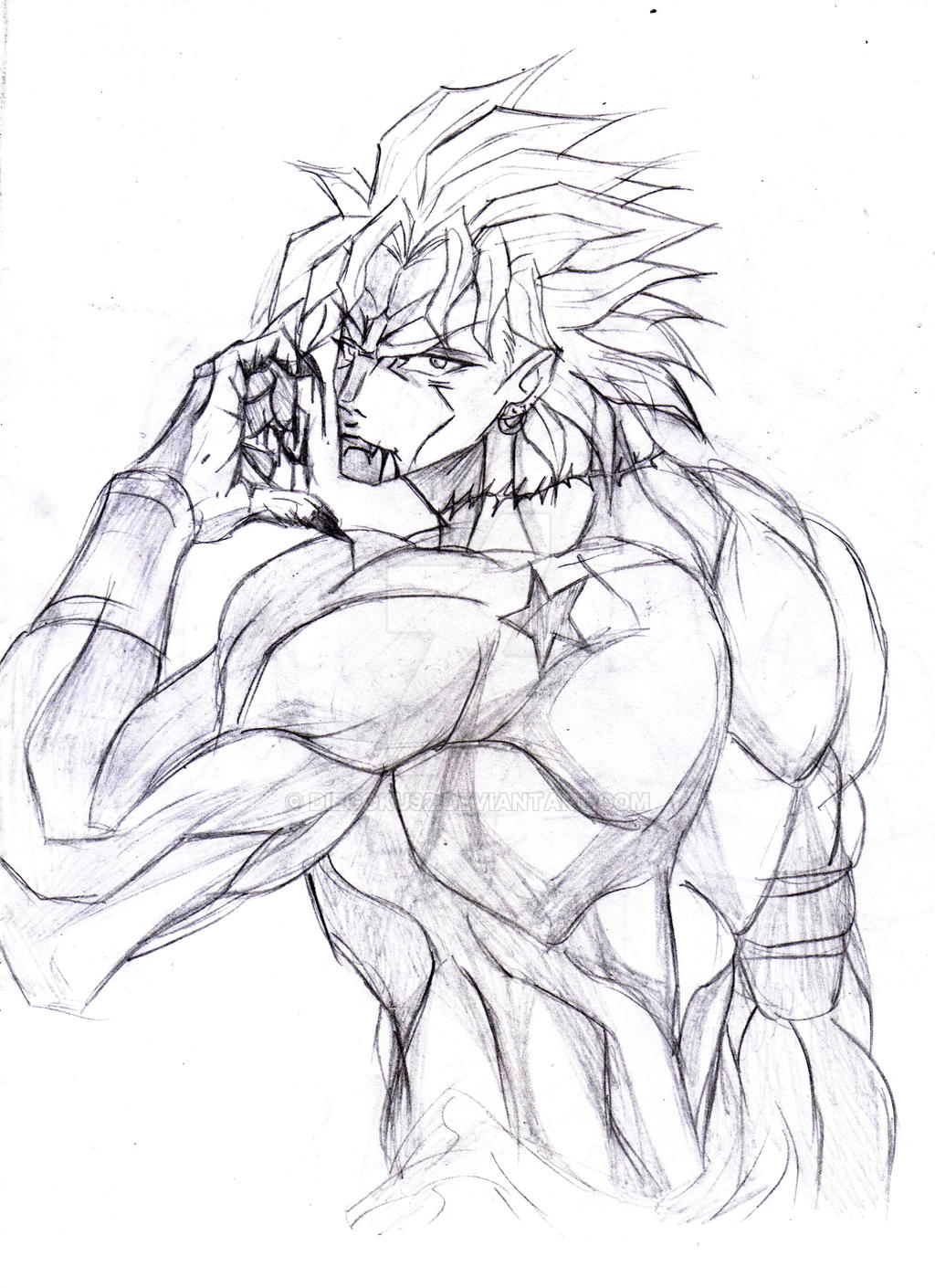 Рисунок дио поэтапно