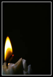 candle in the dark