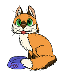 Sticker-fox-hungry by 7Lithium