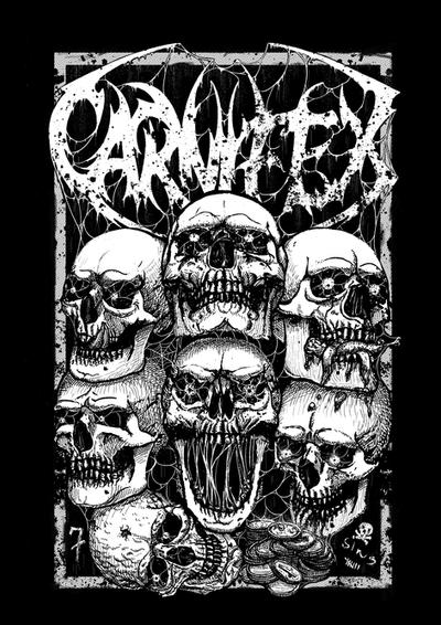 7 Deadly Sins merch design for Carnifex