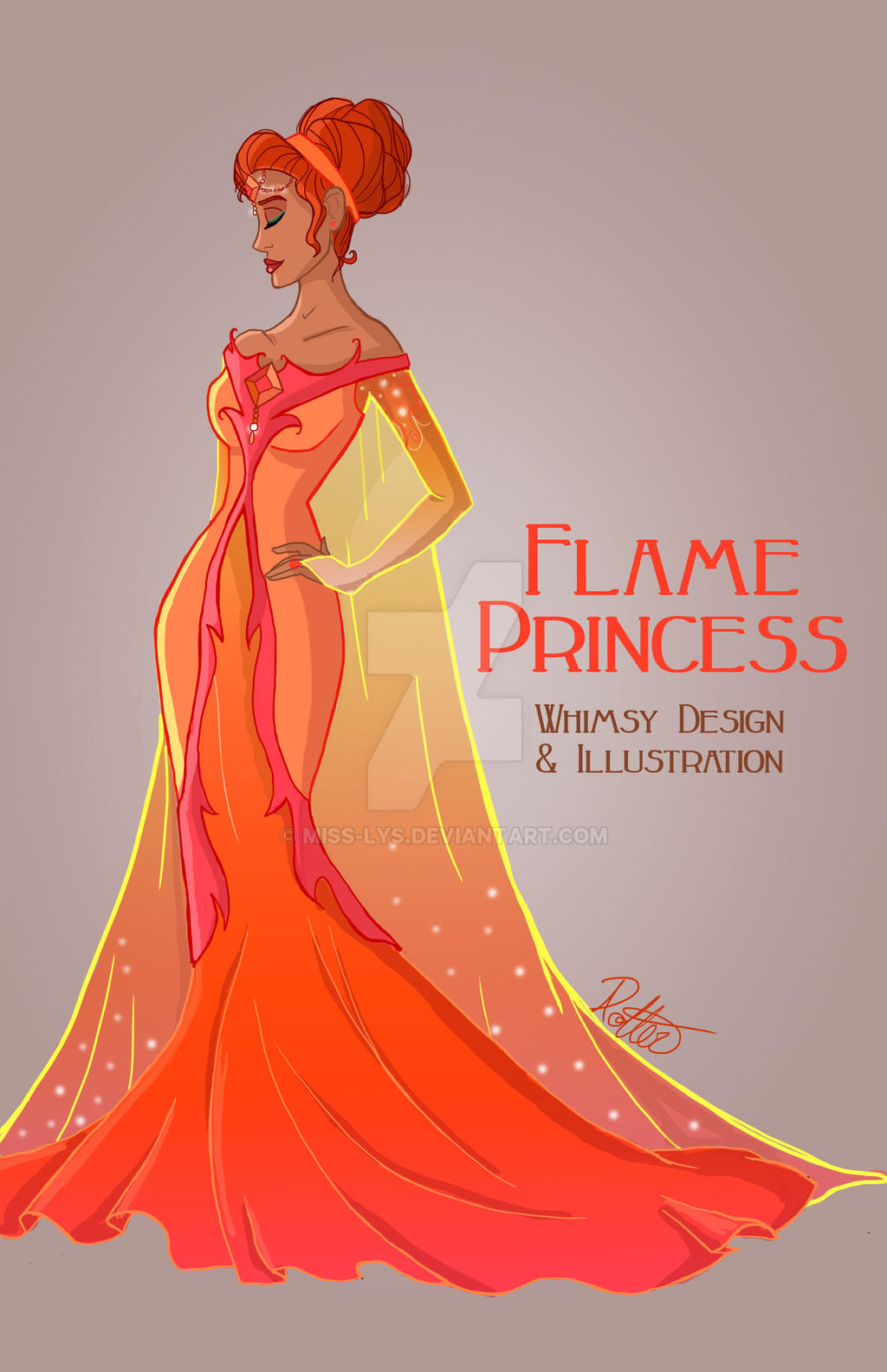 Flame Princess Fashion