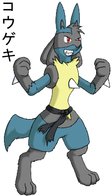 Lucario Army Member 4- Kougeki