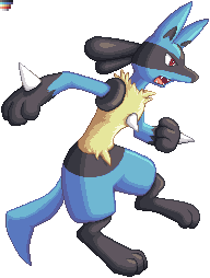 Lucario Pixel Art by Chibi-Pika on DeviantArt