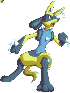 Shiny Lucario (Pokémon) Fox Animelee Skin – SSBM Textures