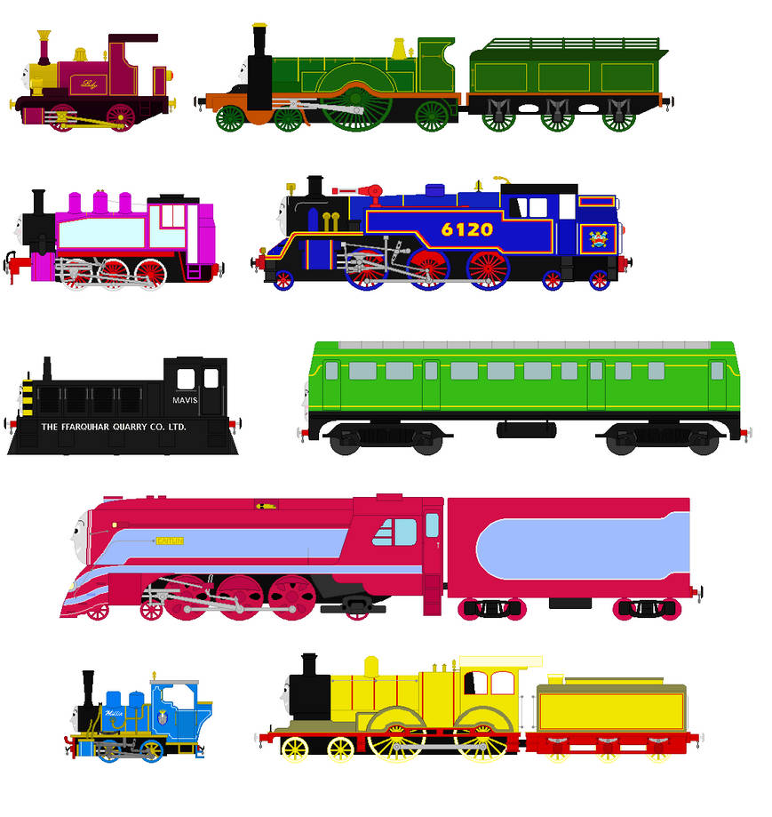 Deviantart Daniel Engine TTTE Female Engines by DanielArkansanEngine on DeviantArt