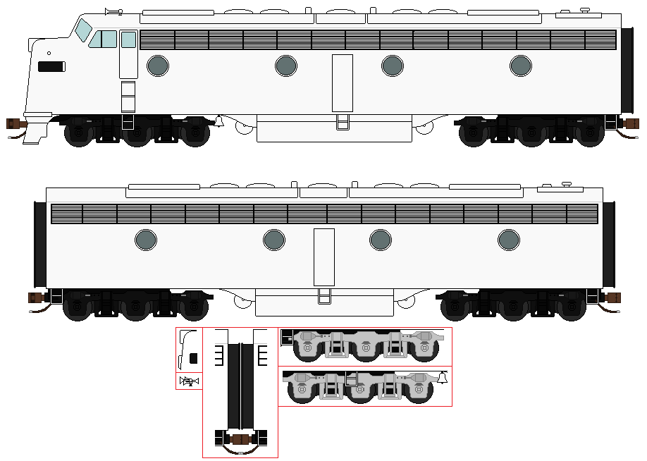 EMD E8 Base