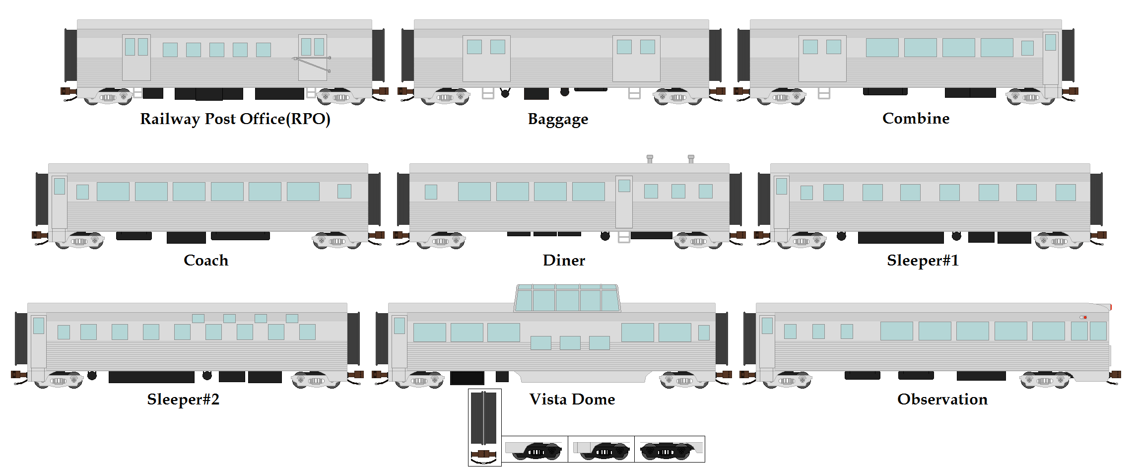 Aluminum Passenger Car Bases by DanielArkansanEngine on DeviantArt