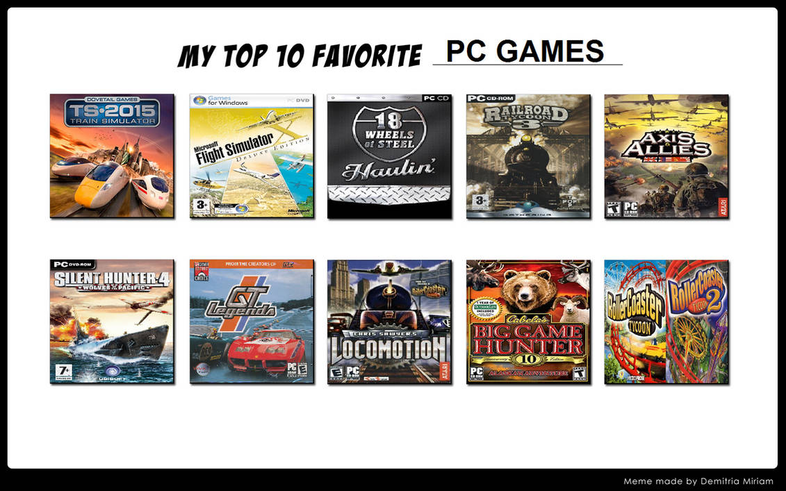 Top 10 Best Games for Windows 7 and PC