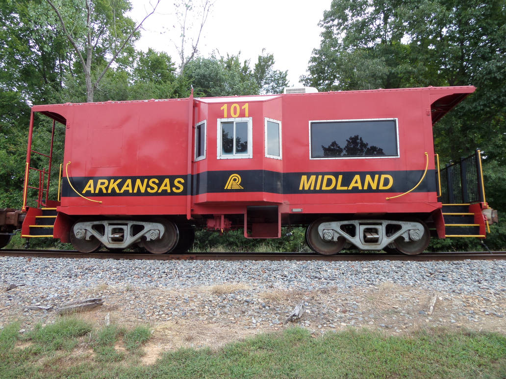 Arkansas Midland Caboose by DanielArkansanEngine on DeviantArt
