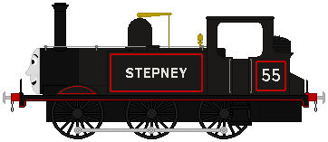 Stepney the Bluebell Engine(black) by DanielArkansanEngine on DeviantArt