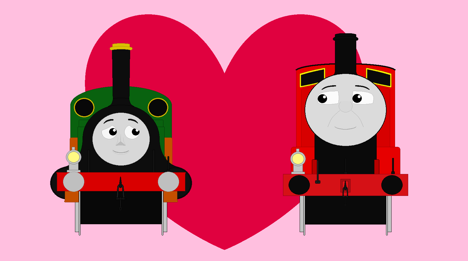 wallpapers Thomas And Friends James X Emily james and emily by danielarkansanengine