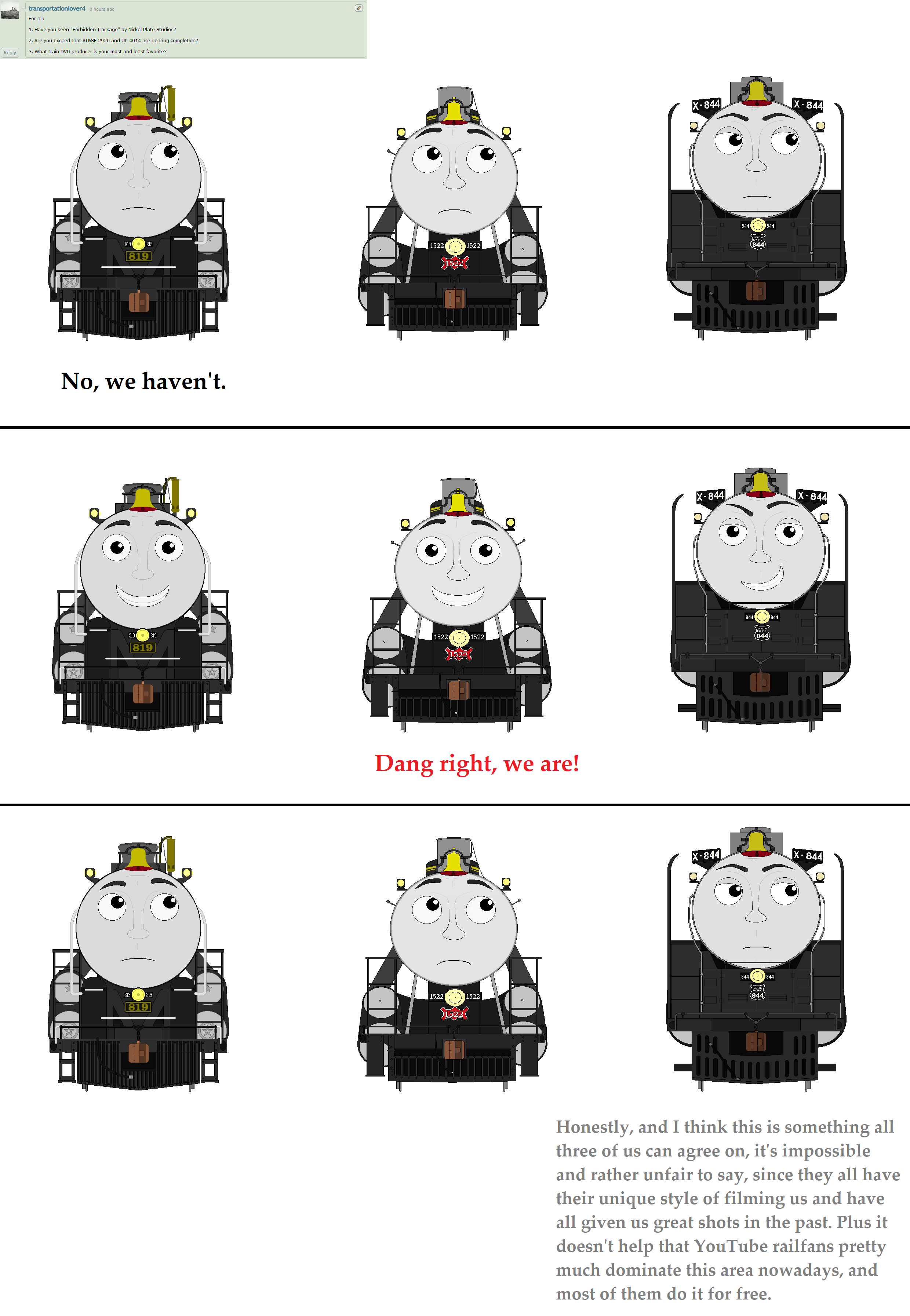 Deviantart Daniel Engine Ask Daniel: Question 355 by DanielArkansanEngine on DeviantArt