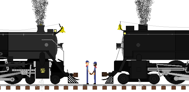 Two Train Men And Their Engines 2 by DanielArkansanEngine on DeviantArt