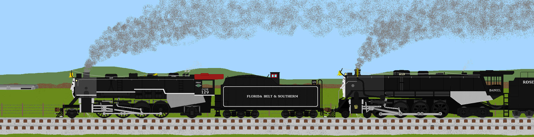 Jacob and Daniel Doubleheading by DanielArkansanEngine on DeviantArt