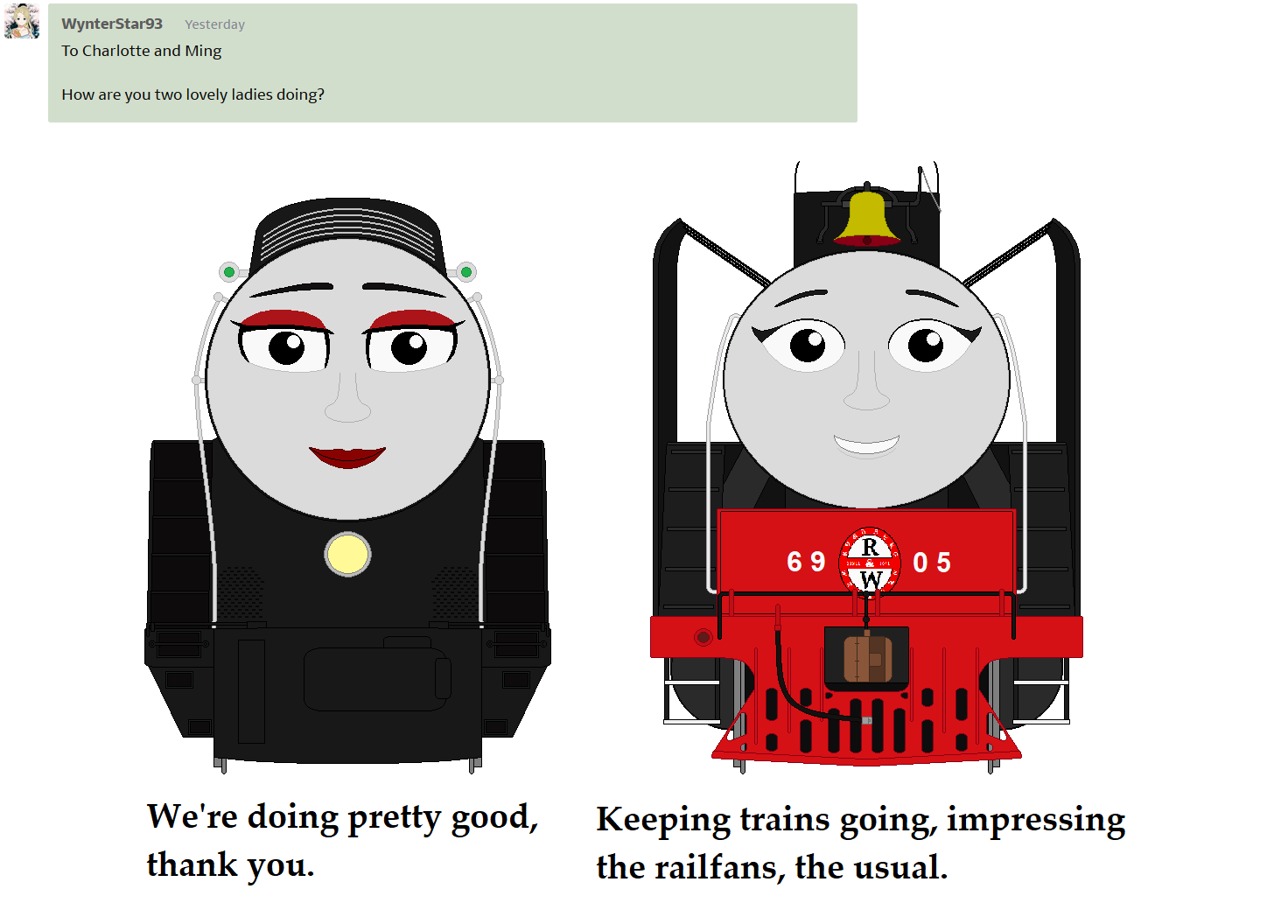 Ask the RaW: Question 110 by DanielArkansanEngine on DeviantArt