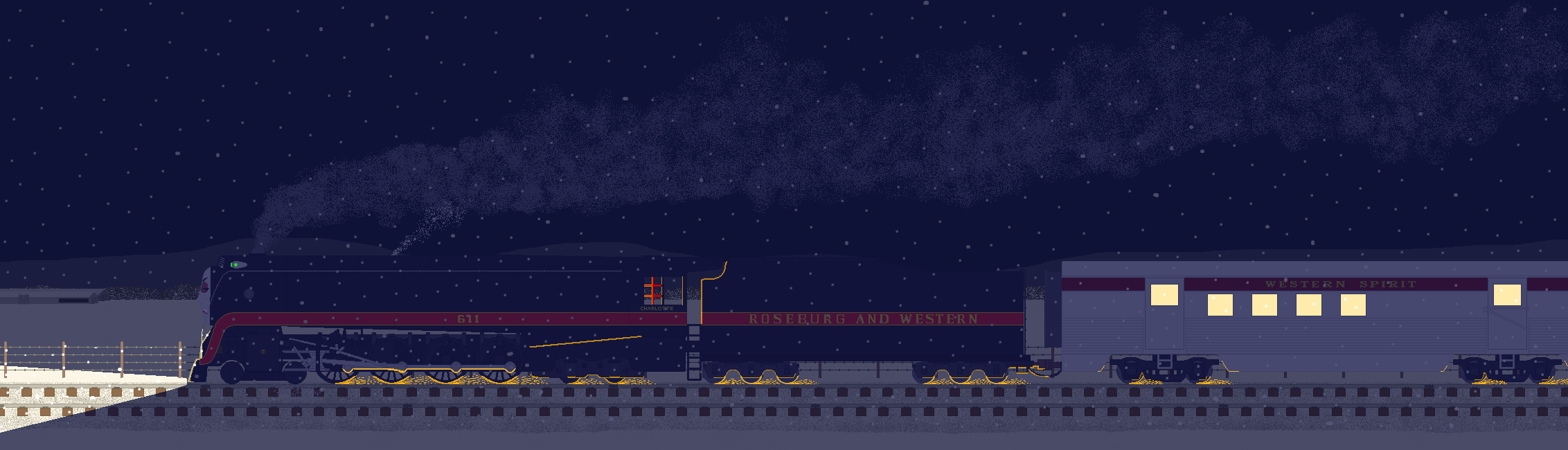 Snowy Emergency Stop by DanielArkansanEngine on DeviantArt