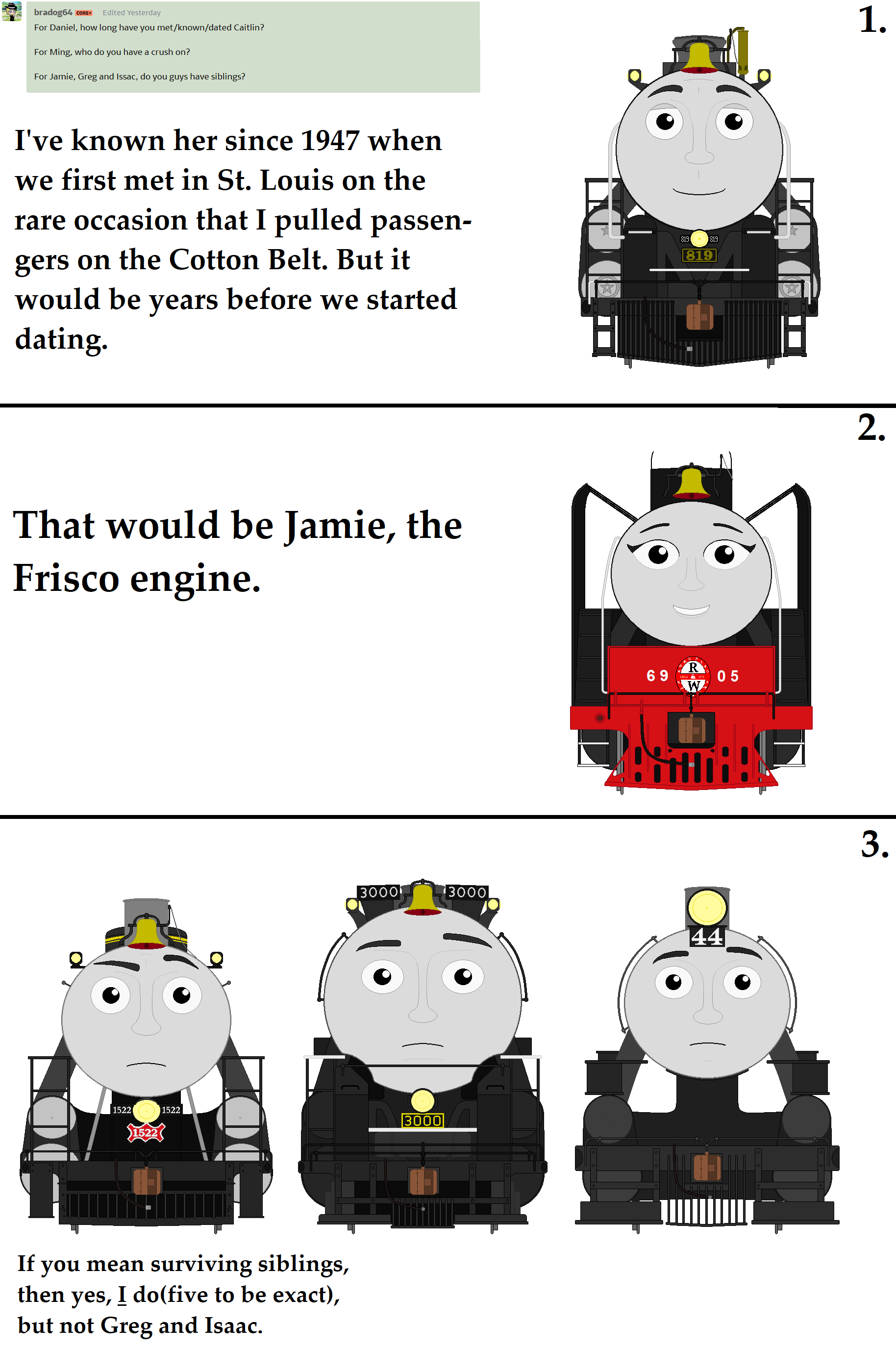 Ask the RaW: Question 126 by DanielArkansanEngine on DeviantArt