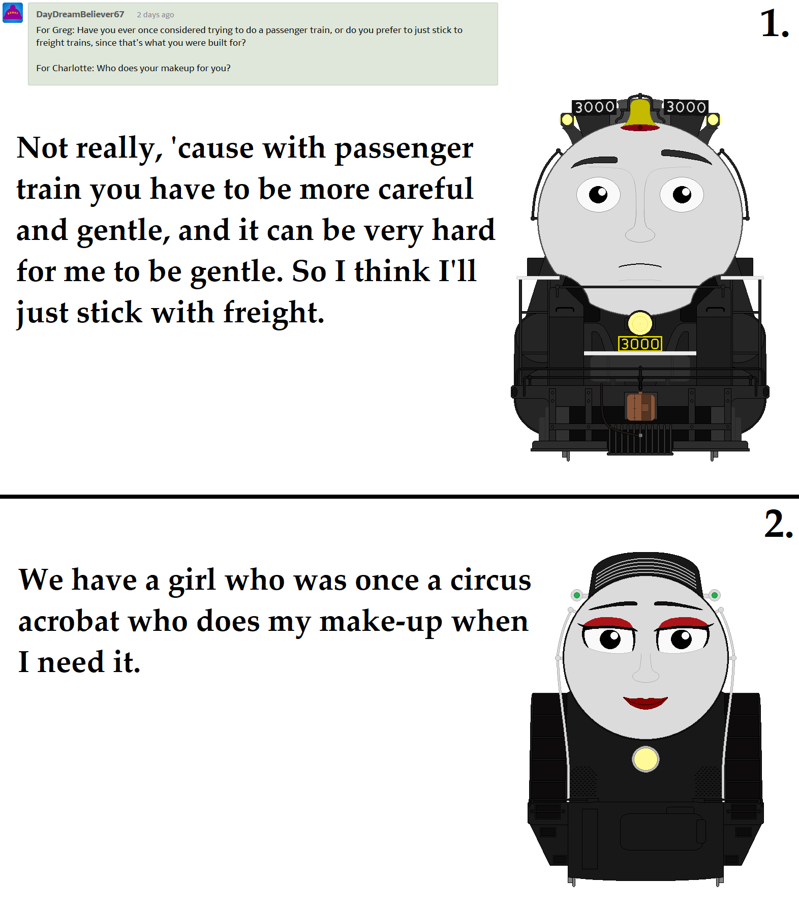 Ask the RaW: Question 137 by DanielArkansanEngine on DeviantArt