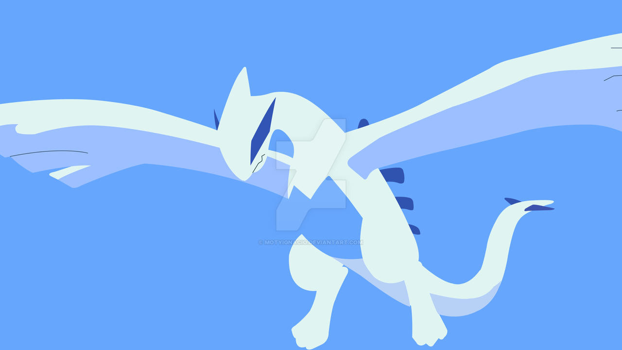 Lugia Flat Design by MotyIgnacio on DeviantArt