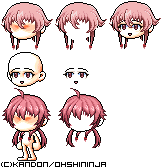 [MapleStory Sprite] Gasai Yuno Hair