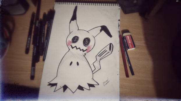 Fant Art Mimikyu Inktober 2016 